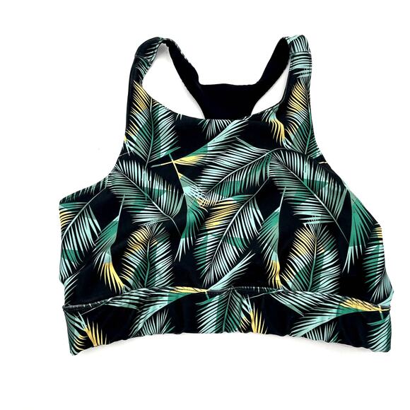 Alchemy Other - Alchemy | Tropical Leaf Print Sports Bra // S